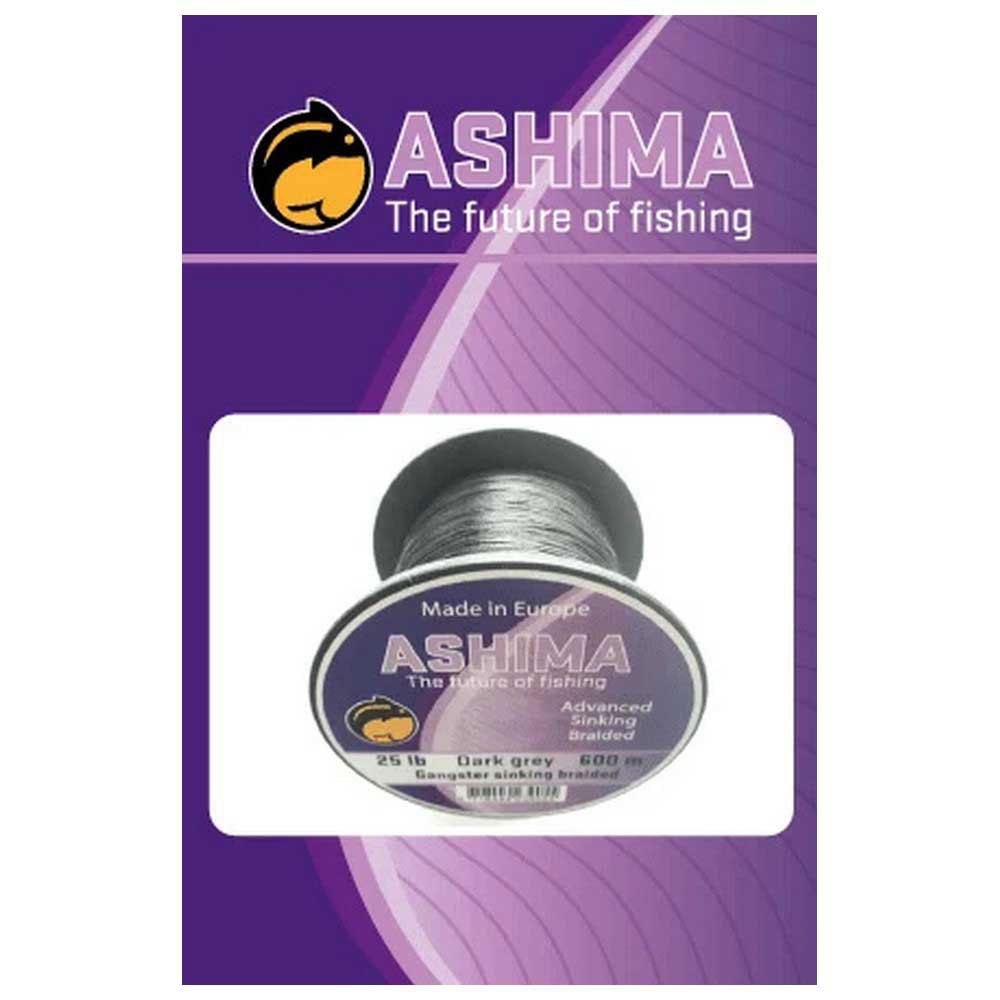 Ashima Fishing Gangster X8 Sink 600 M Braided Line Lila von Ashima Fishing