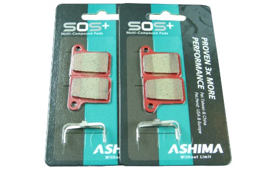 Ashima SOS Pads - Shimano Deore M555 Scheibenbremse, Schwarz, Einheitsgröße von Ashima