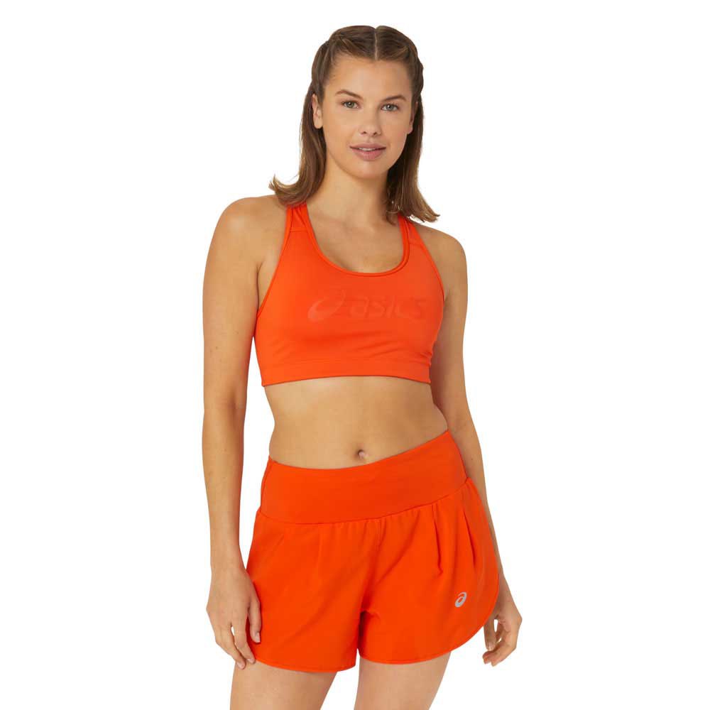 Asics Core Logo Sports Top Medium Support Orange XL Frau von Asics