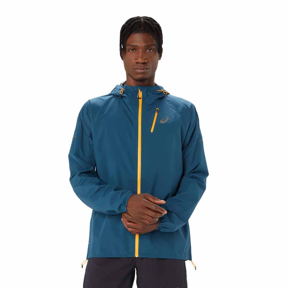 Asics Fujitrail Waterproof Jacket Blau S Mann von Asics