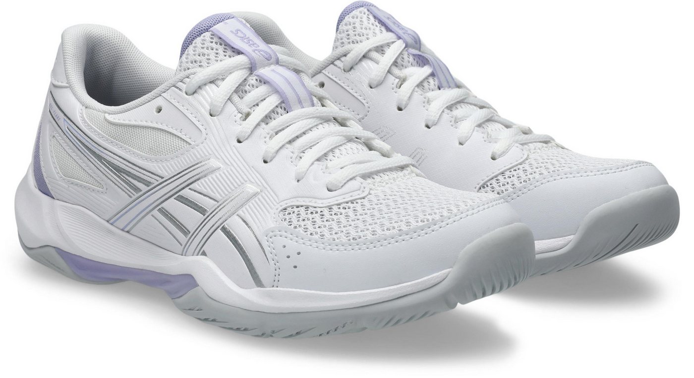 Asics GEL-FLARE 12 WHITE/PURE SILVER Hallenschuh von Asics