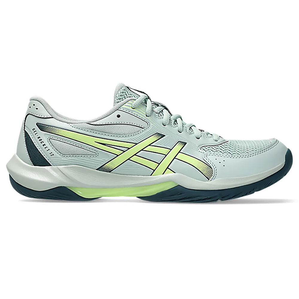 Asics Gel-rocket 12 Hard Court Shoes Grün,Blau EU 46 1/2 Mann von Asics