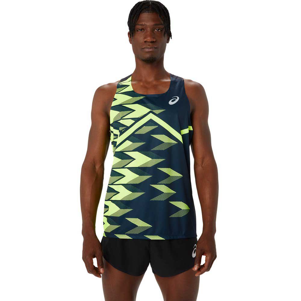 Asics Light Graphic Sleeveless T-shirt Mehrfarbig XL Mann von Asics