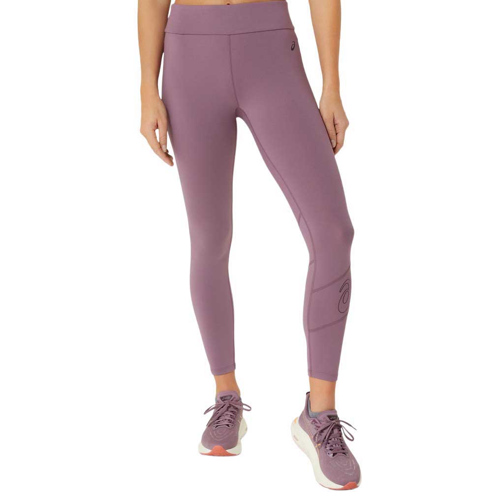 Asics Logo 7/8 Leggings Lila L Frau von Asics