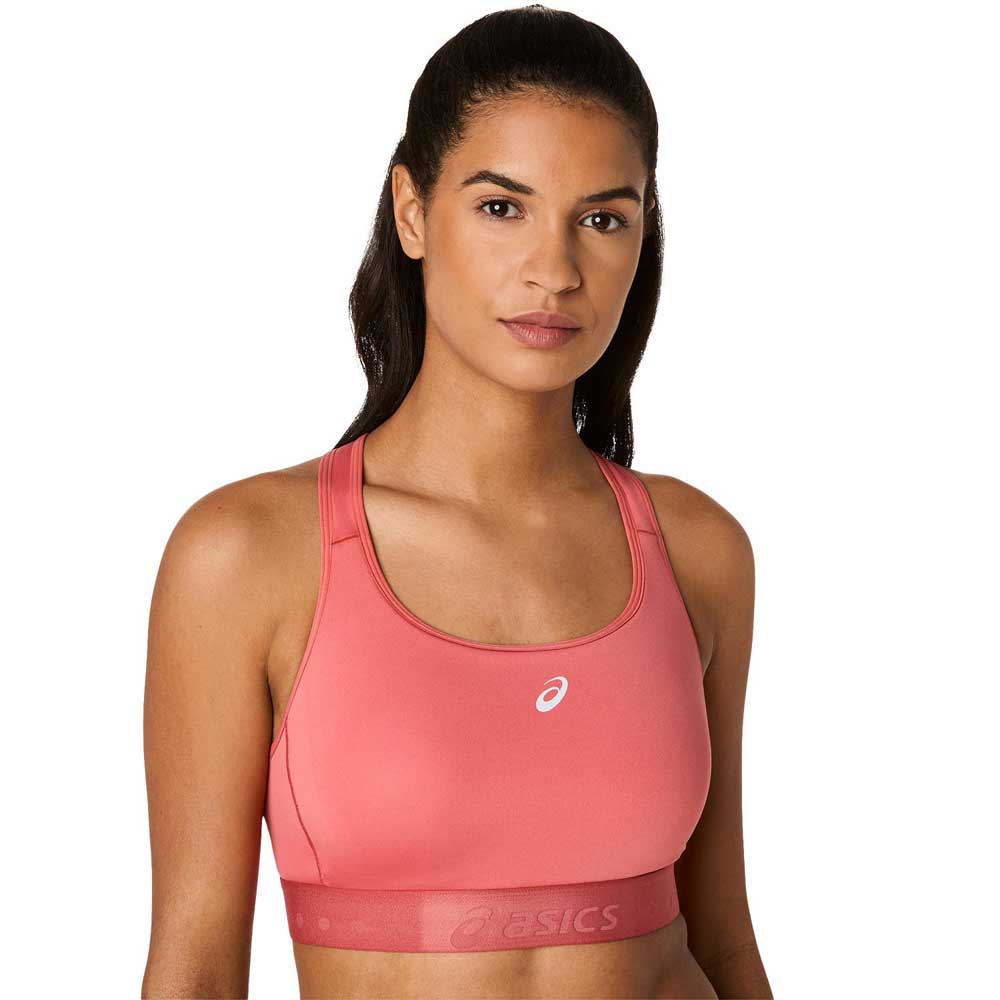 Asics Road Compression Sports Top Rosa M Frau von Asics