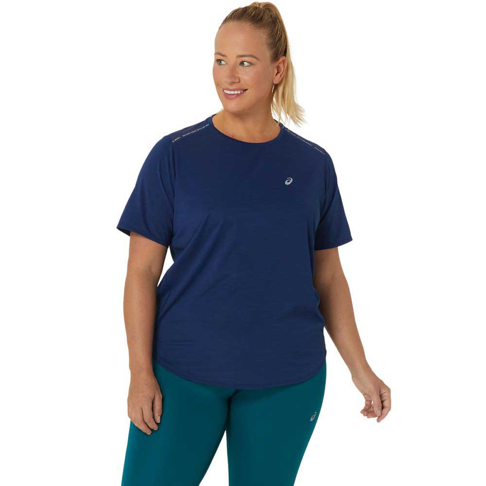 Asics Road Short Sleeve T-shirt Blau XS Frau von Asics