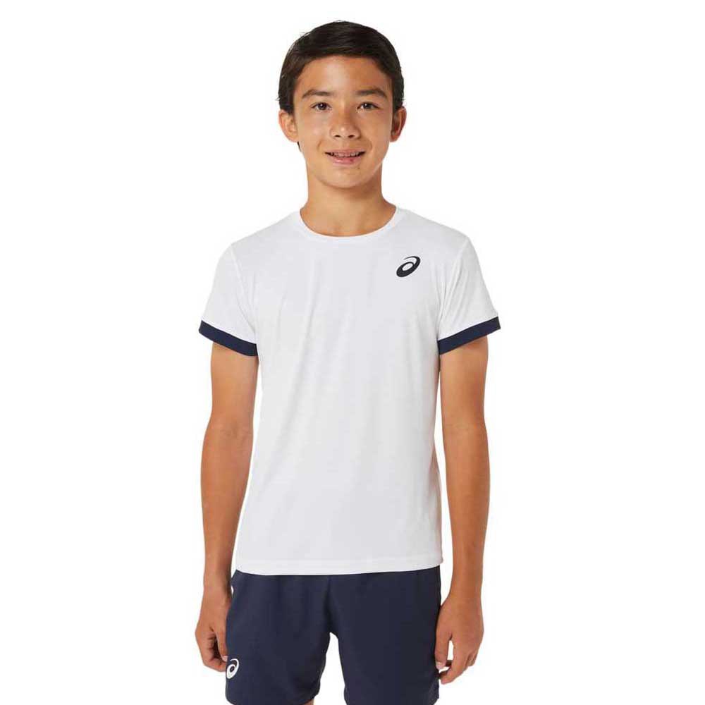 Asics 2044a036 Short Sleeve T-shirt Weiß 11-12 Years Junge von Asics