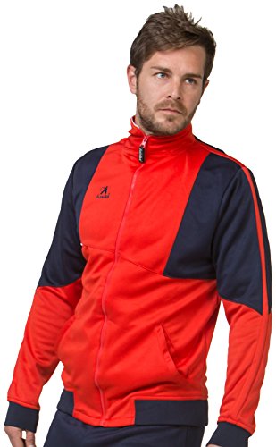 Asioka 193/17 N Trainingsanzug-Jacke, Kinder, Kinder, 193/17N, Rot/Marineblau, 4/6XS von Asioka