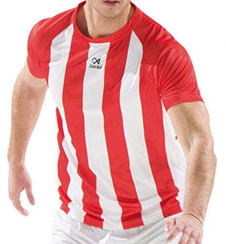 ASIOKA 84/11 Sportliches T-Shirt, rot/weiß, XL von Asioka