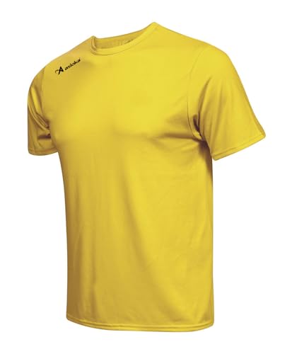 Asioka Unisex Kinder 130/16N Sportliches T-Shirt, gelb, XS (12-14) von Asioka