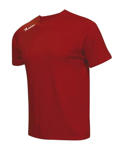 Asioka Unisex Kinder 130/16N Sportliches T-Shirt, rot, 5XS (4-6) von Asioka