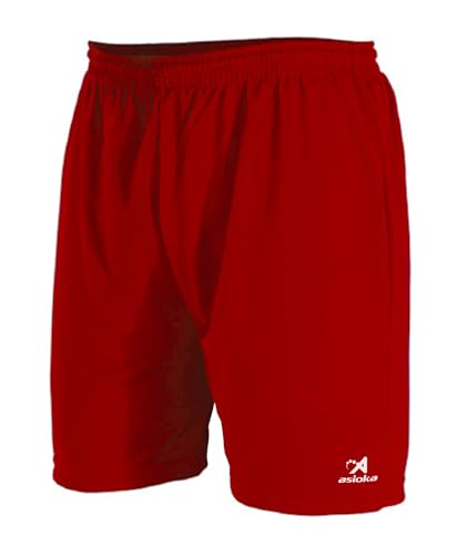 Asioka Unisex Kinder 230/16N Kurze Sporthose, rot, 5XS (4-6) von Asioka
