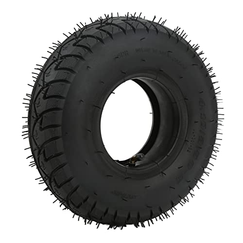 Asixxsix 4,10/3,50-5 Reifen und Schlauch, aufblasbarer Gummireifen für Roller, verschleißfester Elektroroller-Reifenschlauch, Rutschfester Außenreifen und Schlauch von Asixxsix