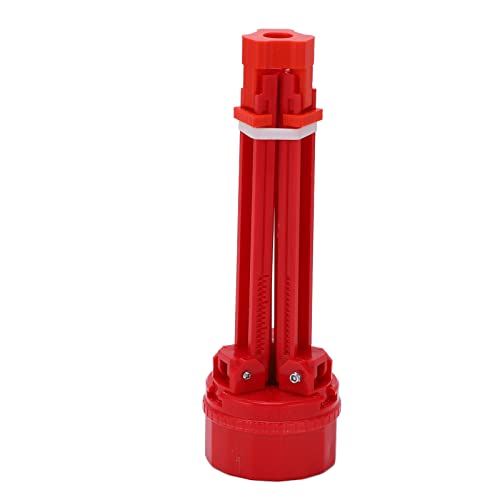 Asixxsix Befiederungsvorrichtung, rote ABS-Pfeilbefiederungsvorrichtung Bogenschießen Befiederungsvorrichtung 3D-Pfeilbefiederungsvorrichtung für 3,2 bis 11 mm Federn von Asixxsix