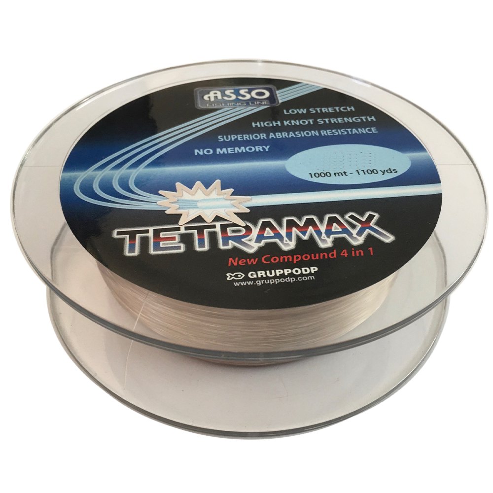 Asso Tetramax 1000 M Carpfishing Line Durchsichtig 0.220 mm von Asso