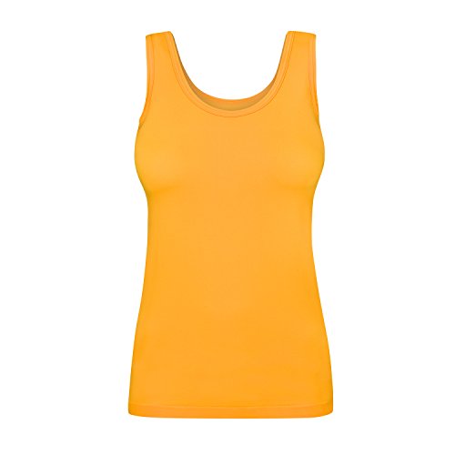 Assoluta Damen Tank Top, Größe S, neon orange von Assoluta