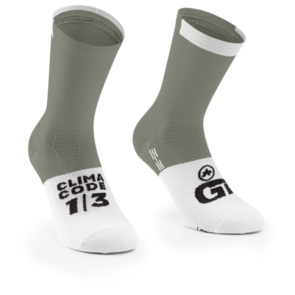 ASSOS - GT Socks C2 - Radsocken Gr II - 43-46 weiß von Assos