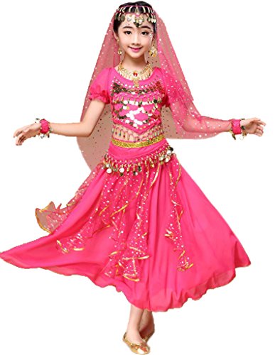 Astage Indische Kleidung Bollywood Orient Kleid Halloween Karneval Kostüme von Astage