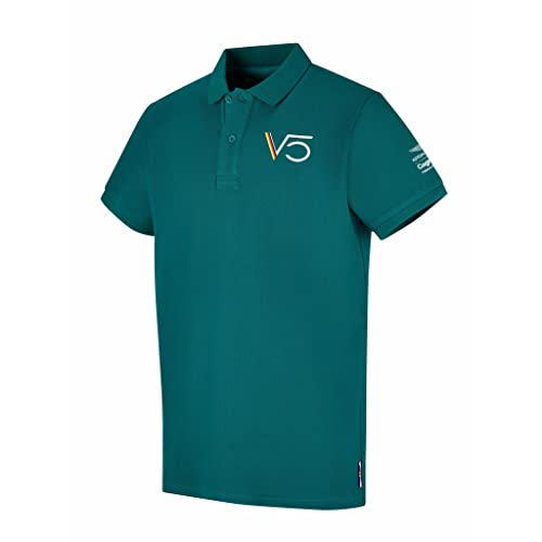 Aston Martin Cognizant F1 Official SV Polo Shirt, Green, XXL von Aston Martin Formula One Team
