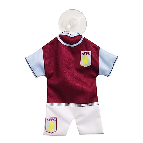 Aston Villa F.C. Villa FC Mini-Set, offizielles Lizenzprodukt, ca. 18 x 16 cm, Weiß von Aston Villa F.C.