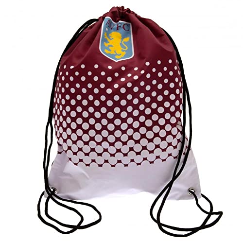 Aston Villa FC Fade Turnbeutel, Weinrot, Einheitsgröße von Aston Villa F.C.