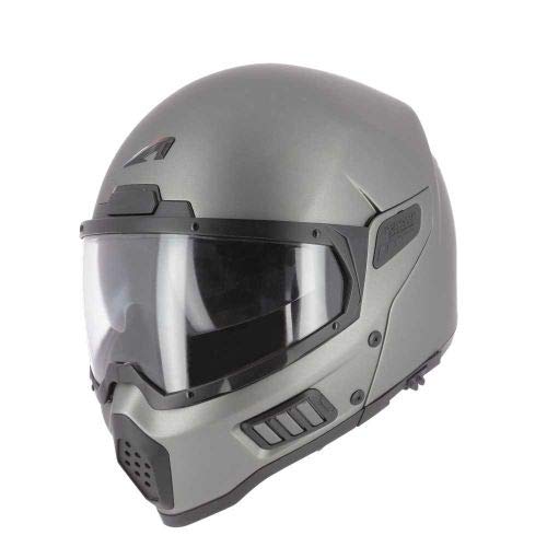 Astone Helmets - Spectrum - Casque de Moto intégral - Casque intégral homologué - Casque de Moto en Fibre de verre - Matt Gun Metal S von ASTONE HELMETS