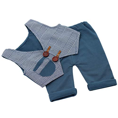 Asudaro Neugeborene Fotografie Kleidung Set Baby Photo Prop Outfits Kleidung Baby Gentleman Weste + Shorts Anzug Overalls Kinder Kostüm von Asudaro