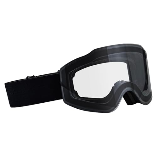 Asukohu Skibrille mit UV-Schutz, Doppelgläser, beschlagfrei, für Damen und Herren, Skifahren, Snowboarden, Belüftungssystem, Skibrille von Asukohu