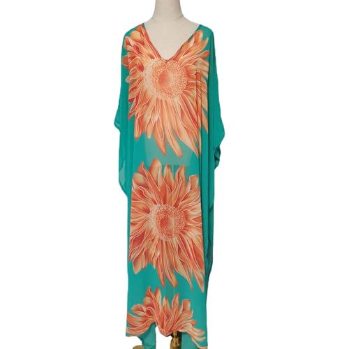 Asukohu Strandkleidung für Damen, türkische Kaftane, langer Badeanzug, Strandkleid, Midi-Kleid von Asukohu