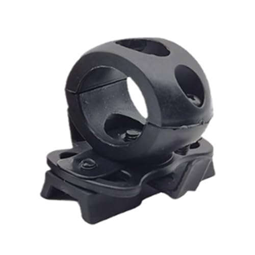 Asukohu Taschenlampen-Helmhalter, 60 Grad verstellbar, Helm-Taschenlampen-Halter, Schnellentriegelung, Taschenlampenhalterung von Asukohu