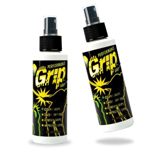 Performance Grip Spray für Golfschlägergriffe – Grip Boost Spray verbessert die Traktion, reinigt und verjüngt den Golfschläger-Griff – Griffverstärker, ideal zum Entfernen von Öl aus Schweiß und zur von Athlete Performance Tools,