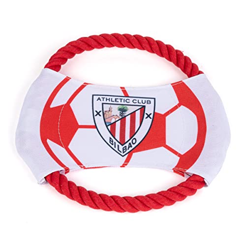 Athletic Club ATH_119 Football Seil-Tierspielzeug, Rot/Weiß, Einheitsgröße von CYPBRANDS