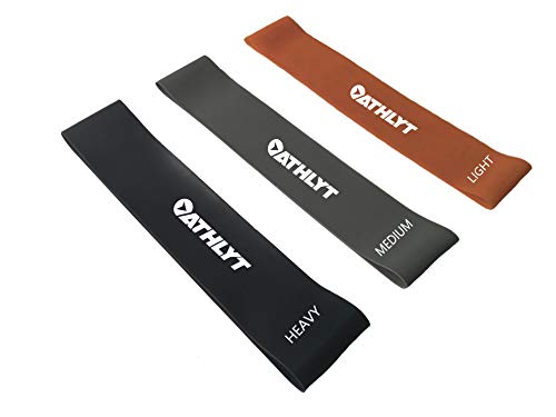 Athlyt - Widerstandsbänder [3er Set] - Grau, Schwarz, Orange von Athlyt