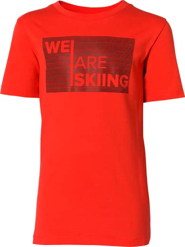 ATOMIC RS KIDS T-SHIRT - Größe S - T-Shirts in Rot - Nachhaltiges & komfortables Shirt - Shirts mit Aufdruck für Kinder - Leichtes Kurzarm-Shirt - Oberteil für Mädchen & Jungs von ATOMIC