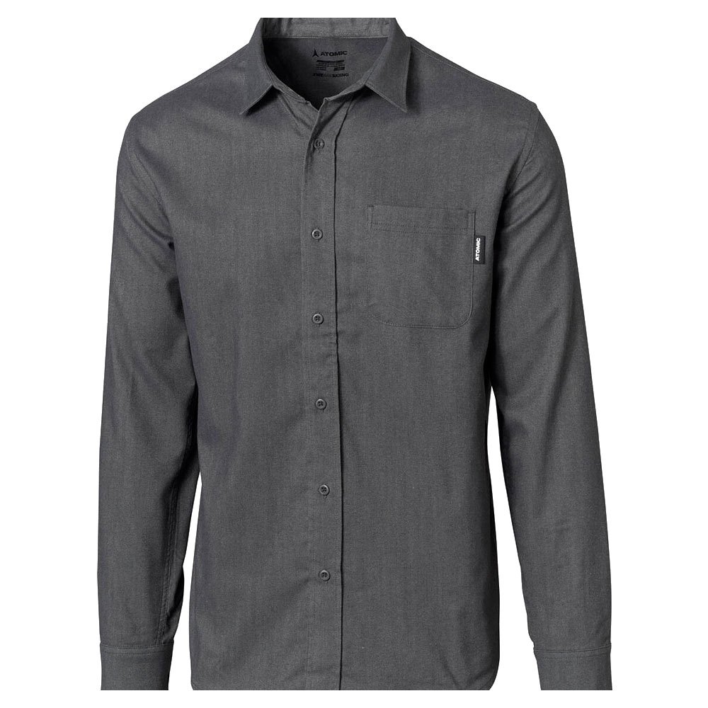 Atomic Flannel Long Sleeve Shirt Grau L Mann von Atomic