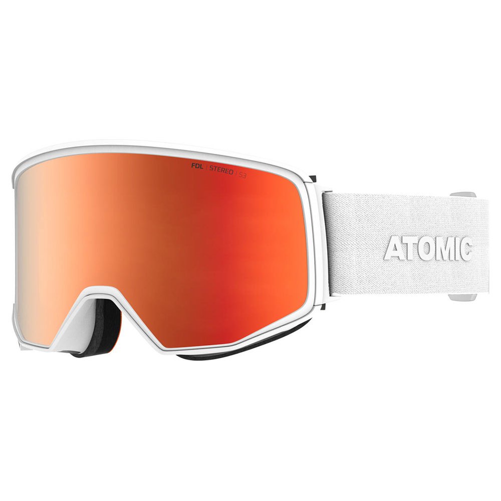 Atomic Four Q Stereo Ski Goggles Weiß Red Stereo/CAT3 von Atomic