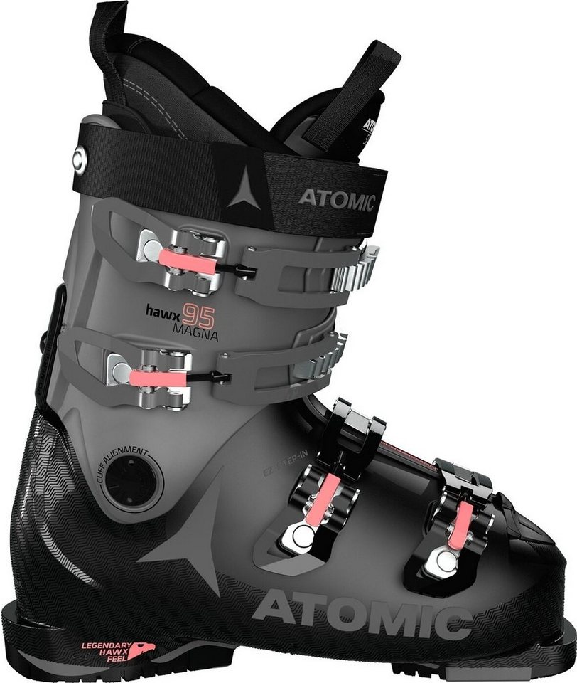 Atomic HAWX MAGNA 95 S W - Damen Skischuhe - Black/Anthracite/Coral Skischuh von Atomic