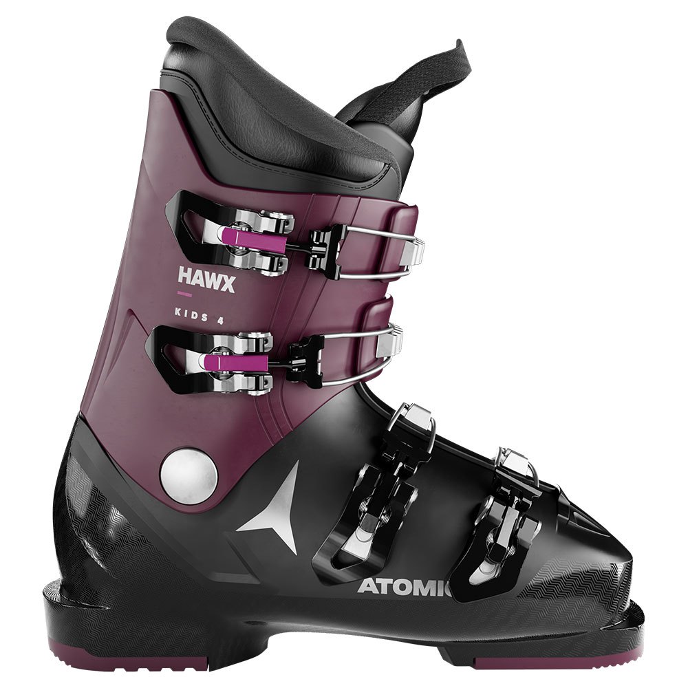 Atomic Hawx Kids 4 Alpine Ski Boots Lila 24-24.5 von Atomic