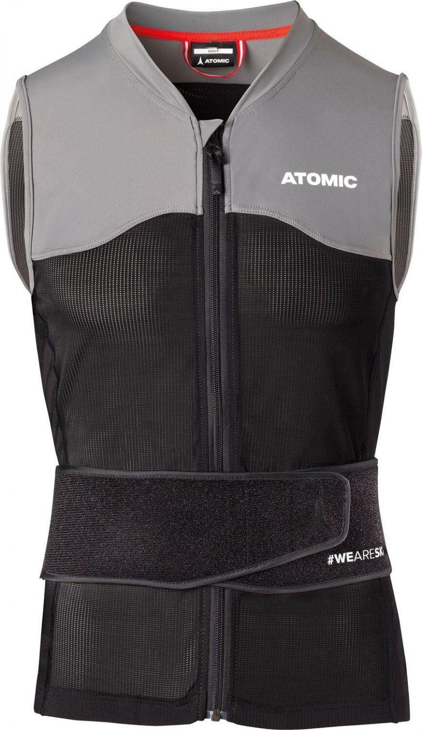 Atomic Live Shield Vest Man Protektor (L, Körpergröße 180 bis 190 cm, black/grey) von Atomic