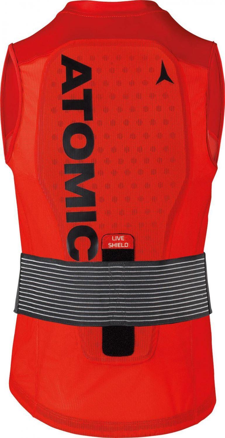 Atomic Live Shield Vest Men Protektor (XL, Körpergröße 190 bis 200 cm, red) von Atomic