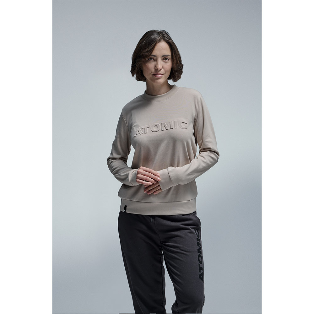 Atomic Logo Sweatshirt Grau M Frau von Atomic