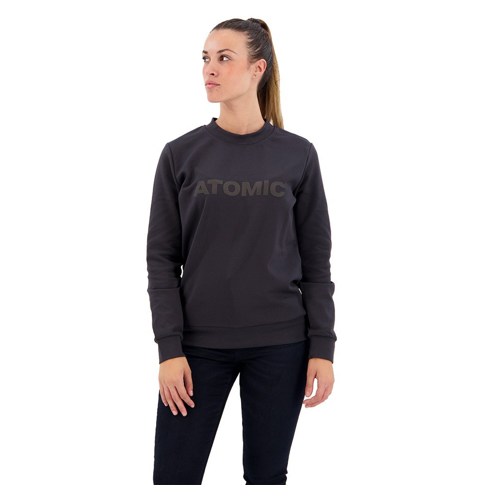 Atomic Logo Sweatshirt Schwarz L Frau von Atomic