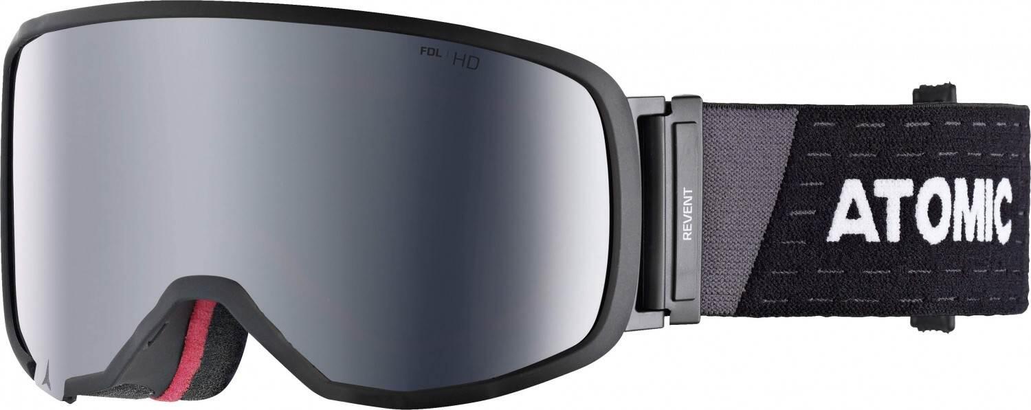 Atomic Revent Small Stereo HD Skibrille (black, Scheibe silver stereo HD) von Atomic
