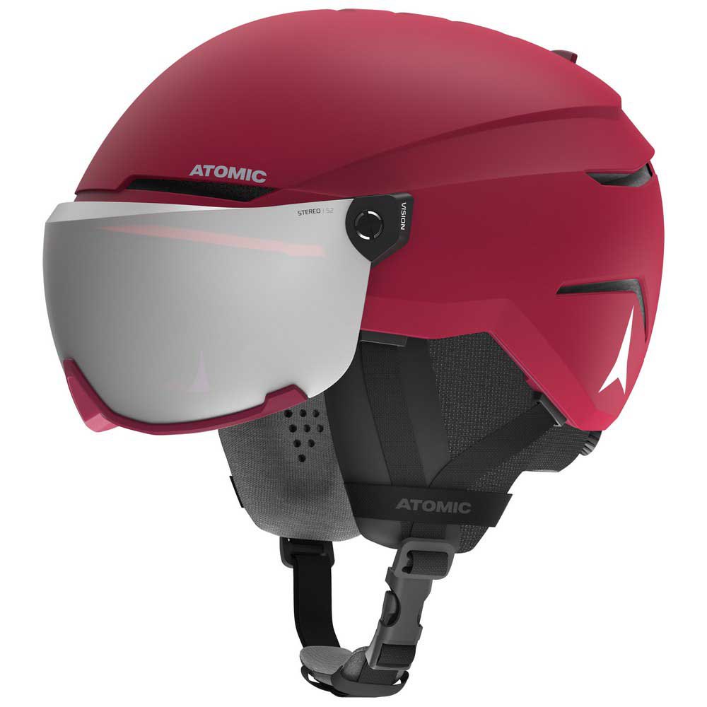 Atomic Savor Visor Stereo Visor Helmet Rot S von Atomic