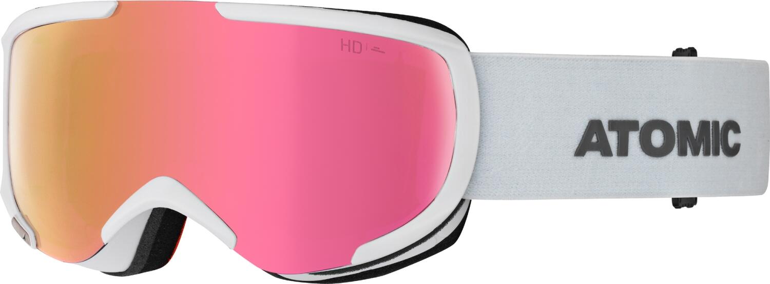 Atomic Savor small HD Skibrille (white, Scheibe: pink copper HD) von Atomic