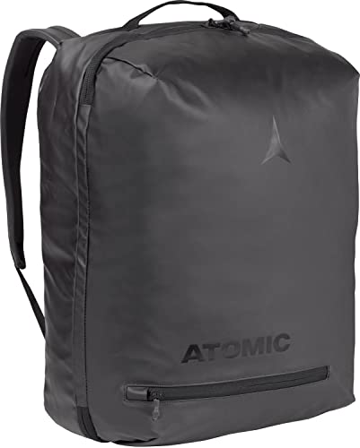 ATOMIC DUFFLE BAG 60l - Schwarz - Robuster & leichter Reiserucksack - Großes Hauptfach mit Netztaschen & Sneaker-Fach - Wasser- & schmutzabweisendes Außenmaterial von ATOMIC