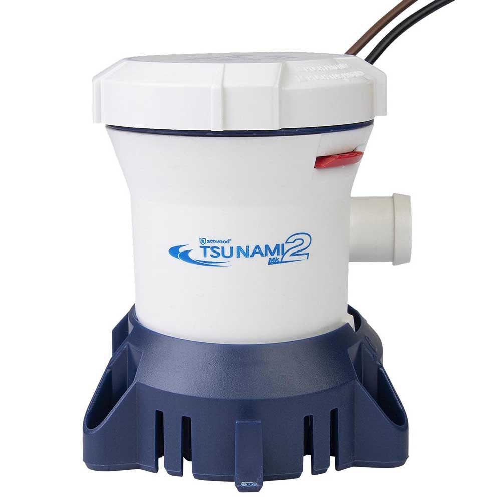 Attwood Tsunami Mk2 800 2520l/h 12v Bilge Pump Durchsichtig 110 x 101 x 114 mm von Attwood