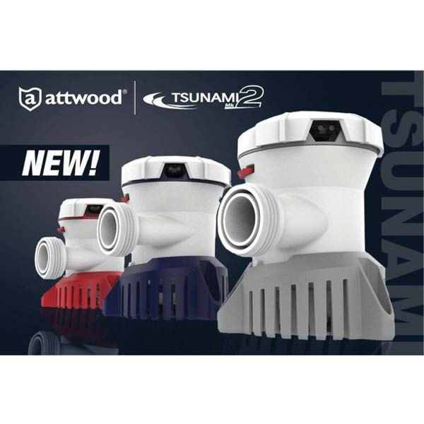 Attwood Tsunami Mk2 T800 42l/min Bilge Pump Durchsichtig 114 x 101 x 96 mm von Attwood