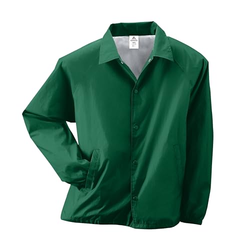 Augusta Sportswear Unisex Nylon Coach Jacke/liniert Medium dunkelgrün von Augusta Sportswear