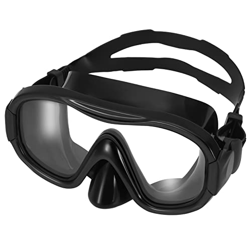 Auidy_6TXD Taucherbrille Schnorchelmaske Taucherbrille Erwachsene Anti-Leck & Anti-Fog Tauchmaske aus Gehärtetem Glas Silikonband Siegel Schwimmbrille für Tauchen, Schnorcheln und Schwimmen von Auidy_6TXD